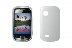 Husa Poliuretan Samsung Galaxy Fit S5670 Transparent