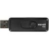 USB FLASH DRIVE 4GB VENTURE MAXELL, Password software included, Black