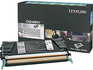 Lexmark toner pt C524, C534 Black High Yield Return Program Toner Cartridge - 8,000 pages