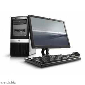 Sistem second hand HP DX 2400 Tower DC 2.5 Ghz / 2 Gb / 160 HDD / DVDRW cu monitor 19''TFT Dell