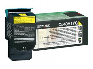 Lexmark toner pt C540, C543, C544, X543, X544 Yellow High Yield Return Program Toner Cartridge - 2,000 pages