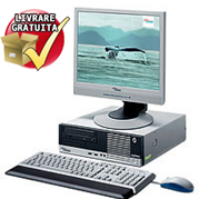 Sistem second hand DUAL CORE FSC 3800+ / 1024 DDR2 / 80 / DVD-ROM cu TFT 17"