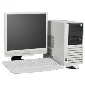 Sistem second hand Fujitsu Esprimo Pentium 4 HT, 3.2 Ghz, 1Gb, 80Gb, DVD-RW+monitor 17''TFT