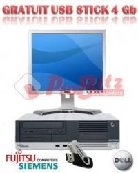 Fujitsu Esprimo E5905 INTEL P4 3.2 Ghz, 1Gb, 80Gb, DVD cu 19" TFT grad A