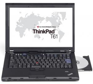 Laptop second hand IBM Lenovo T61 Core 2 Duo T7500 2.2GHz