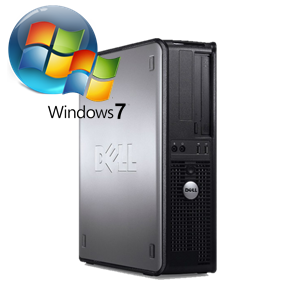 PC REFURBISHED Dell Optiplex 755 Desktop, Core 2 Duo E6550, 2.33Ghz, 2Gb DDR2, 80Gb, DVD-ROM CU LIC WIN 7 PRO
