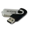 USB FLASH DRIVE 8GB SERIOUX DataVault V35 black, swivel, USB 2.0