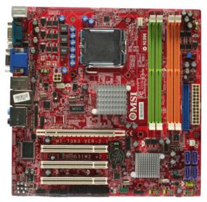 Oferta SPECIALA Placa de baza MSI model MS 7383 + CPU Core2DUO 2.53 Ghz