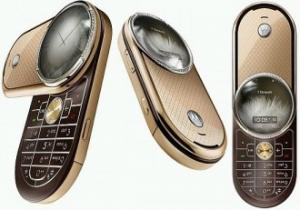 MOTOROLA PHONE AURA DIAMOND Gold