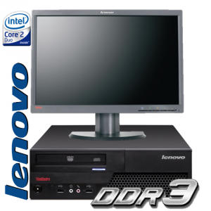 PC second  ThinkCentre M58 Core 2 DUO 2.66 Ghz / 2 Gb DDR3 / Monitor Lenovo TFT SH 19"