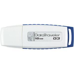 USB Flash Drive 16 GB USB 2.0 Kingston DataTraveler DTIG3, alb-albastru
