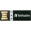 USB FLASH DRIVE 4GB CLIP-IT BLACK, USB 2.0 VERBATIM - VB-43901