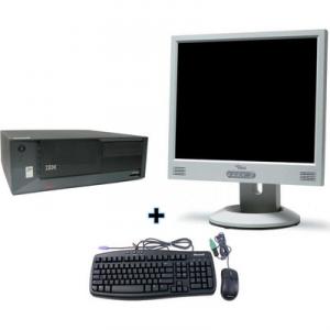 Sistem second hand IBM THINKCENTRE DUAL CORE E2160 1800 MHZ+monitor 17'' TFT