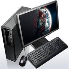 Sistem second ieftin Lenovo Thinkcentre M57 SFF, Intel Core 2 Duo E6550 2.33 GHz cu monitor 19''TFT Dell