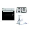 Pachet promo pyramis: cuptor electric 60in 1010 inox + plita