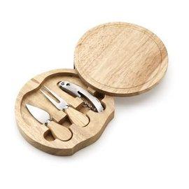Cheese set, wooden