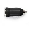 Car charger withUSB port., black