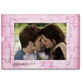 Puzzle personalizate Pink Hearts