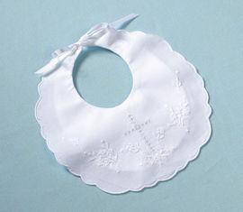 Christening Pat Bib alb