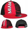 Miami bk / r snapback plat cap