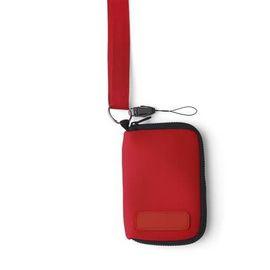 Neoprene case for MP3 /phone, red