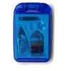 5pc Sewing set and mirror, blue