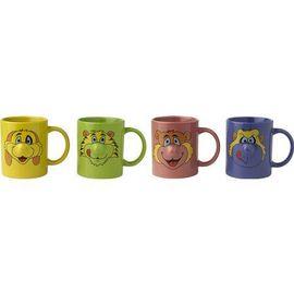 Ceramic mug with animal design, more colors