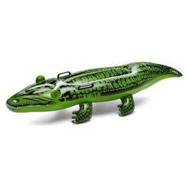 Inflatable crocodile, green