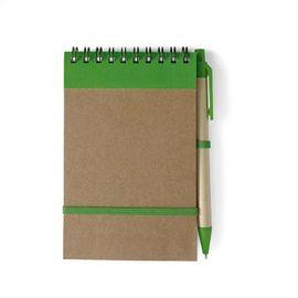 Recycled notebook, green