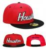 Houston r / bk snapback flat cap