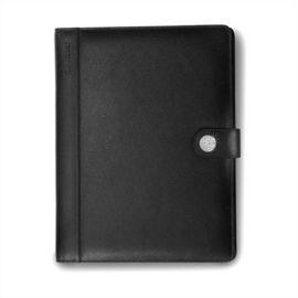 CD bonded leather folder, black