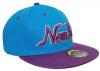 Kids new york blue/purple snapback plat cap classic font