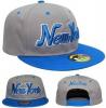 KIDS New York  GREY/BLUE snapback plat Cap Classic Font