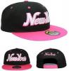 Kids new york  blk / pink snapback plat cap classic