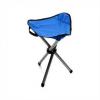 Folding tripod stool, blue