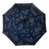 Double canopy umbrella, black