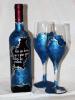 Set vin albastru prieteni