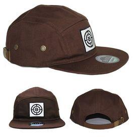 Plain Brown Camper Caps