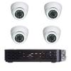 Sistem supraveghere INT 4 DOME DVR NET, IR 15 m