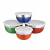 Set 4 boluri colorate inox cu capac DK-3005