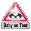 Semn de masina "baby on tour"