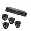 Sistem supraveghere int 4 dome dvr