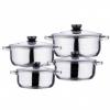 Set 8 piese oale gradate inox nova rb