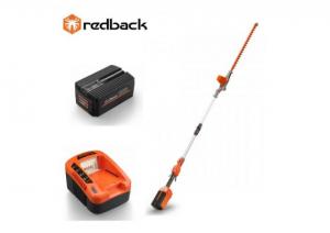 Redback Pachet E920D+EP60+EC50 Trimmer de gard viu extensibil 40V, 2400mm, 520mm, acumulator 40V/6Ah, incarcator 40V/5A