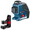 Gll 2-80 p + bm 1 - nivela laser cu linii + suport universal    nou!!!