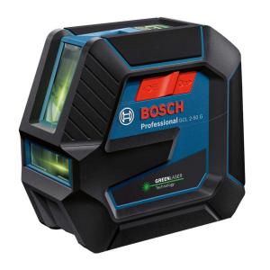 Nivela laser verde cu linii (20 m) + Suport professional Bosch GCL 2-50 G + RM 10