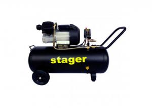Compresor aer Stager HM3100V-10, 100L, 10bar, 356L/min