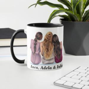 Cana personalizata 3 Best friends