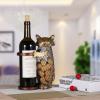 Suport pentru vin   in forma de pisica