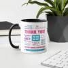 Cana personalizata - thank you